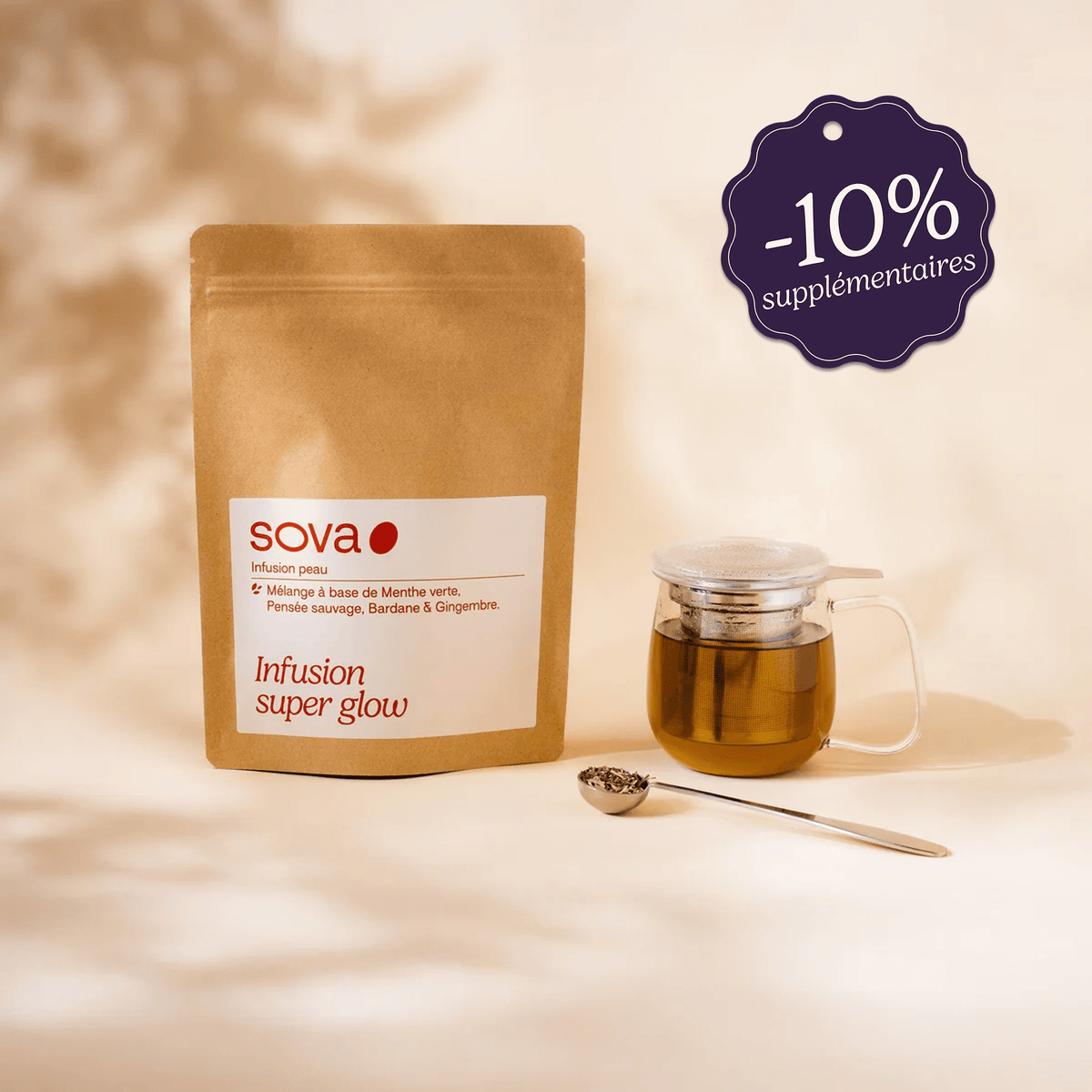 Infusion Super Glow - Tisane pour la peau - SOVA