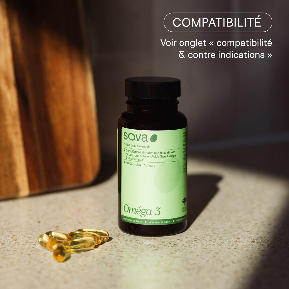 Omega 3 - Acides gras essentiels - SOVA