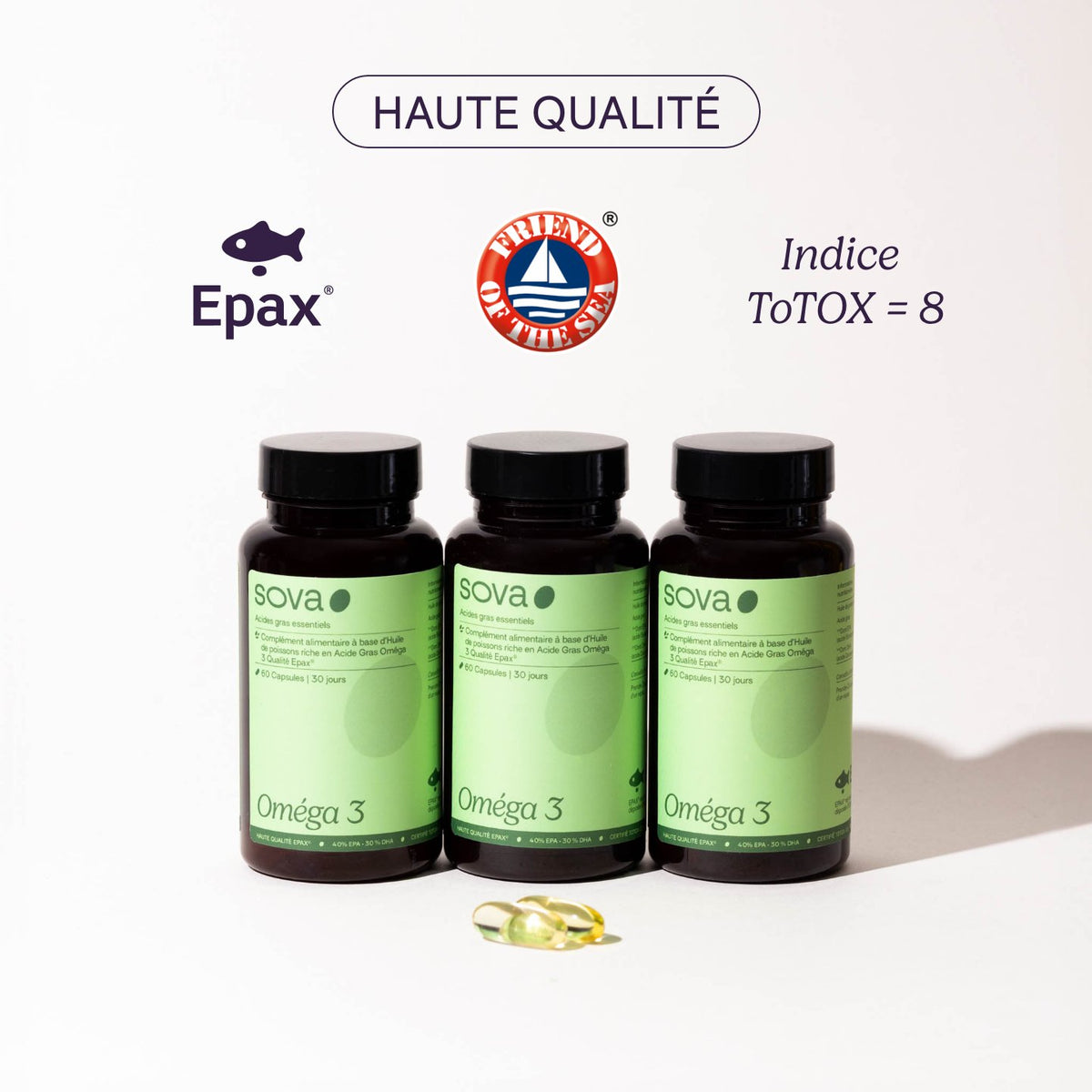 Omega 3 - Acides gras essentiels - SOVA