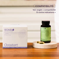 Ovastart & Omega 3 - Équilibre hormonal & Acides gras essentiels - SOVA