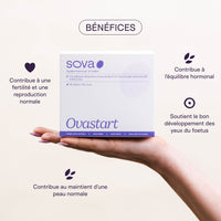 Ovastart & Omega 3 - Équilibre hormonal & Acides gras essentiels - SOVA