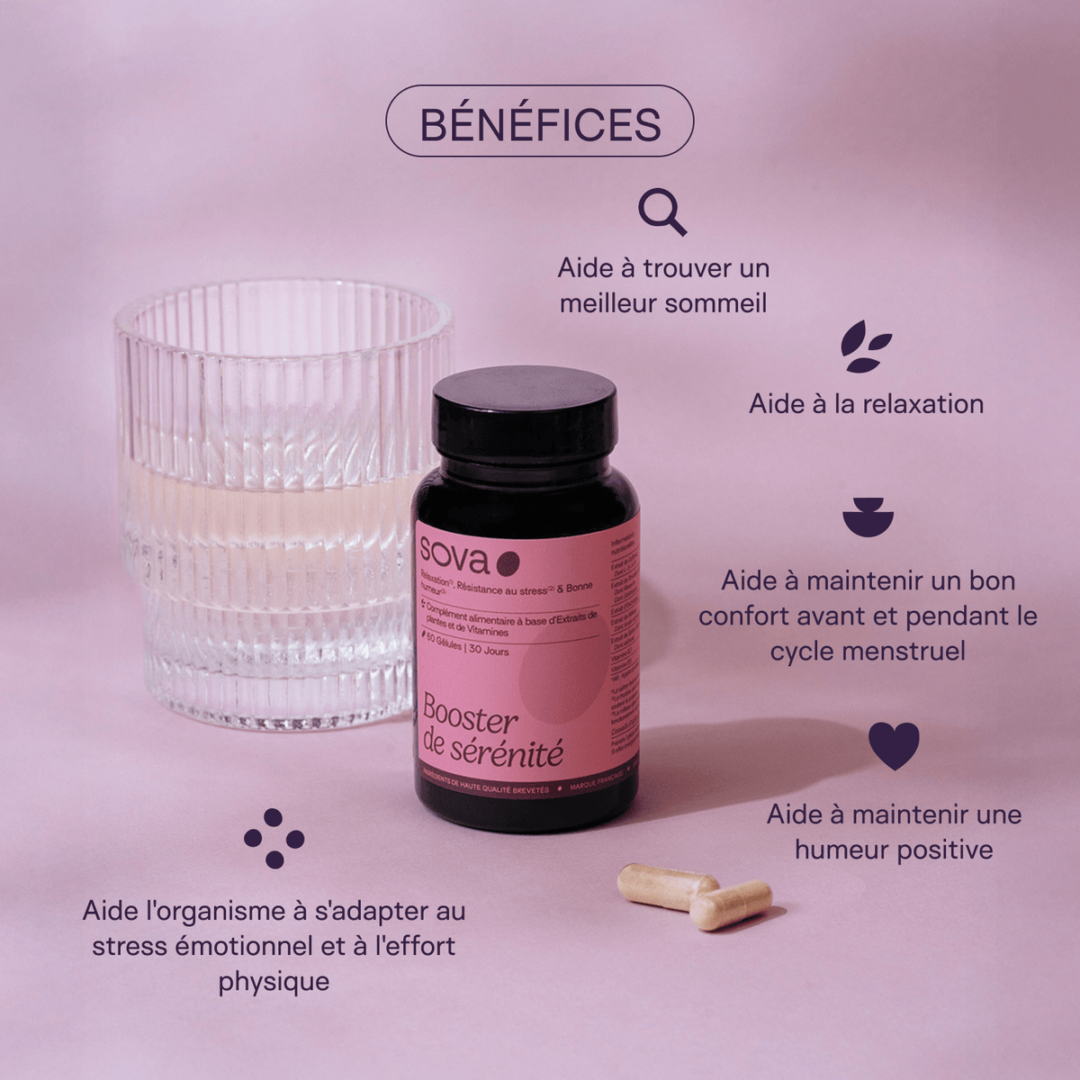 Pack Sérénité & Anti - stress - Magnésium & Booster de Sérénité NEW - SOVA