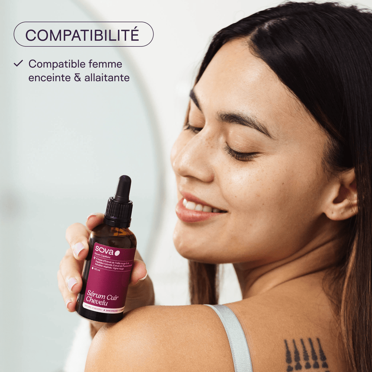 SOVA - Serum Cuir Chevelu : Votre allié anti-chute, bloqueur DHT